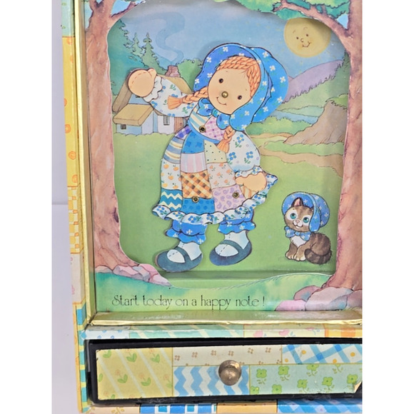 1981 American Greetings Holly Hobbie Dancing Music Box My Favorite Things Works - Picture 2 of 13